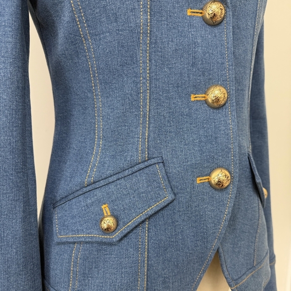 Veronica Beard Randy Denim Dickey Jacket - Picture 9 of 16